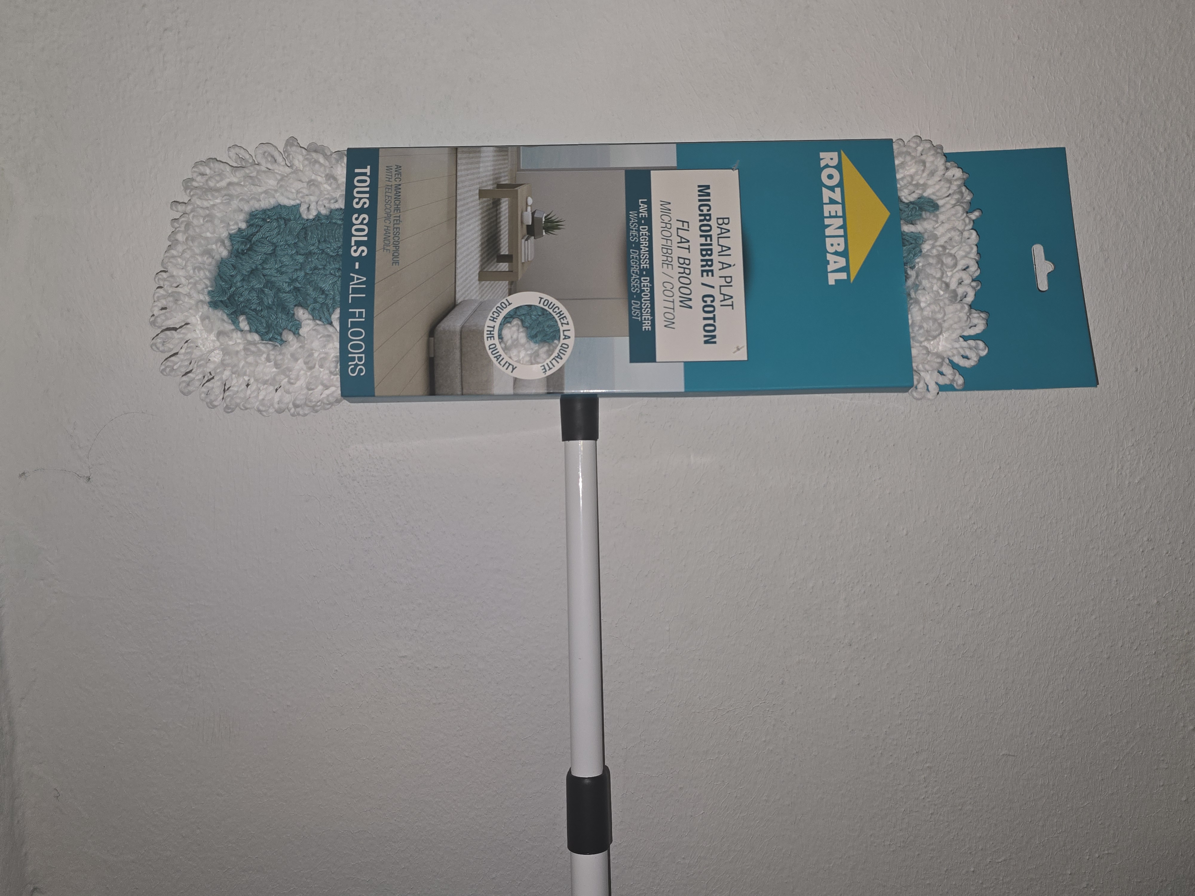 BALAI A PLAT MICROFIBRE / COTON 
