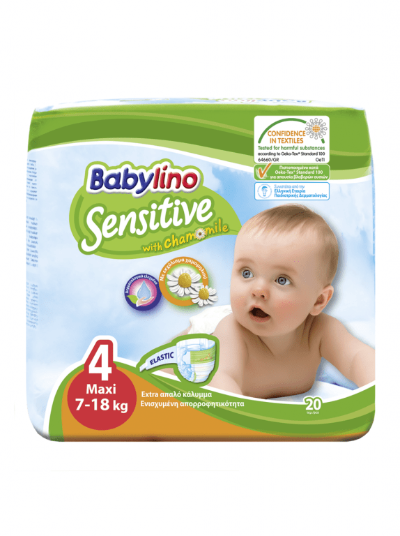 Couches bébé n°4 Babylino Sensitive