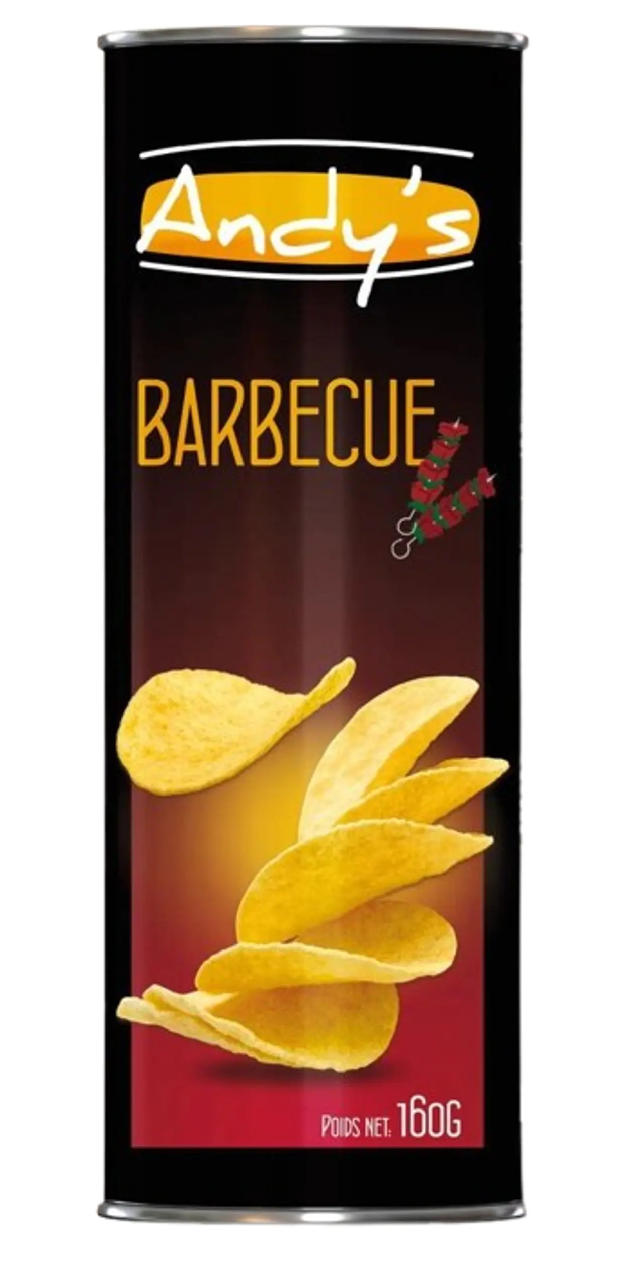 Chips barbecue Andy's 160g