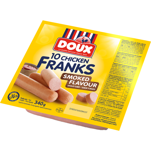 saucisse doux fumée x10