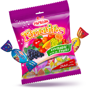 Bonbons aux fruits Papillon