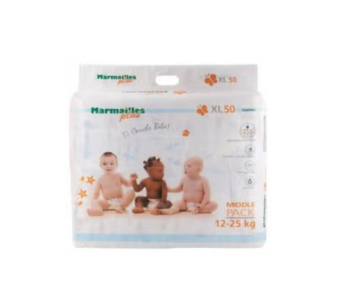 Marmailles Couches Bébé Taille XL (12-25kg) XL50 