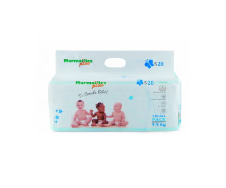 Couches bébé marmailles S20 (3-5kg)