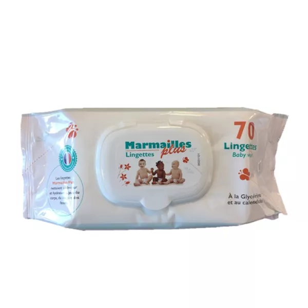 Lingettes Bébé Marmailles Plus x70