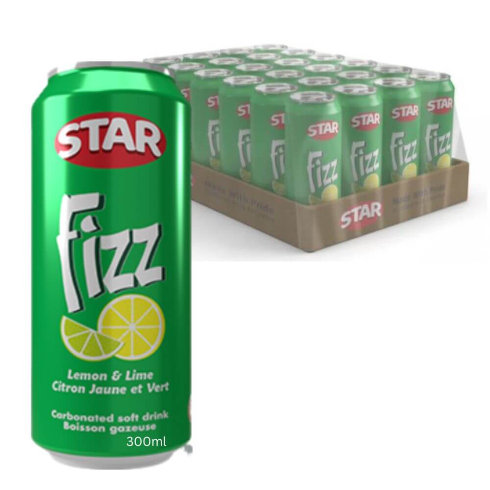 Star Fizz Citron Jaune et Vert x24