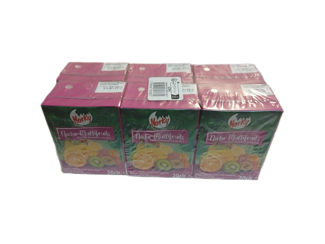 Nectars multifruits norky 6x20cl