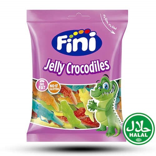 Fini Crocodiles Gélifiés 90gr halal