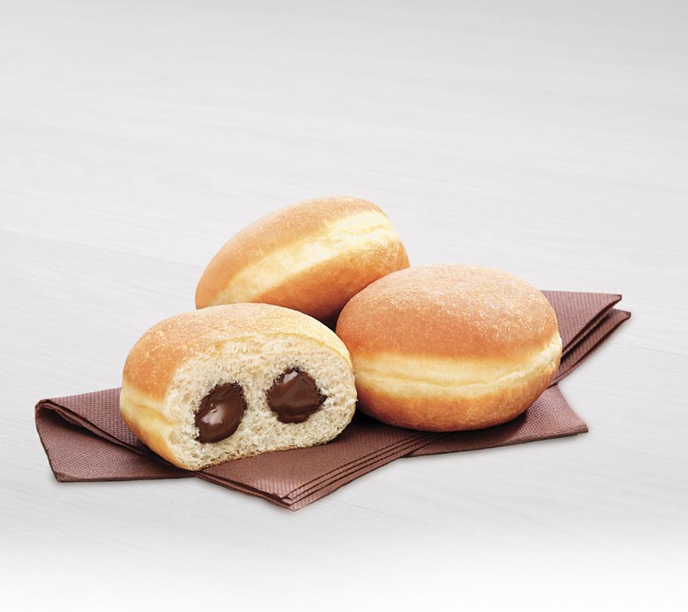 Beignets fourrés au chocolat x10