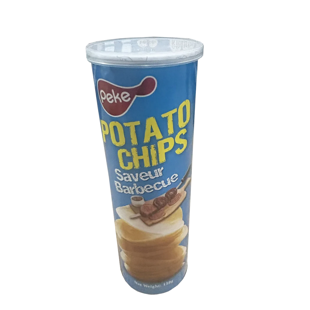 Chips peke potato chips saveur barbecue 150g