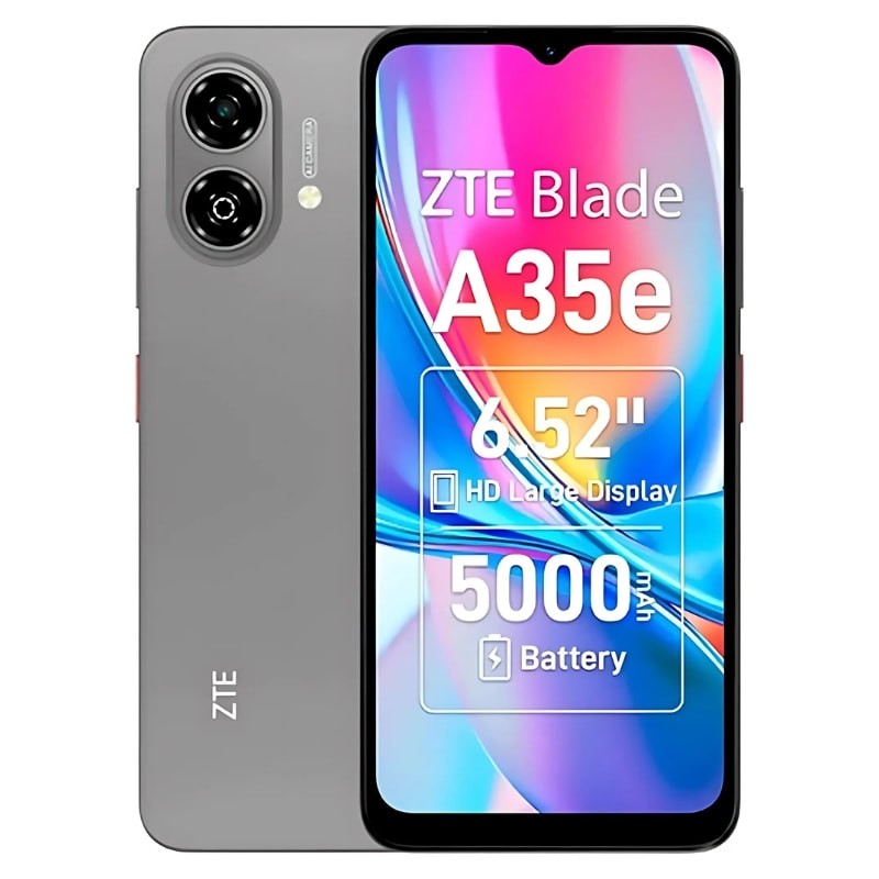 Telephone ZTE Blade A35E 2Go/64Go Gris +6gb ram 