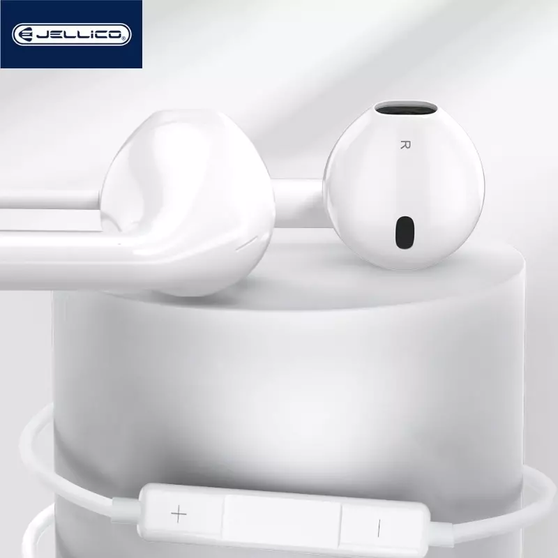 Ecouteur Kit pieton (Jack) avec micro JELLICO X11 blanc