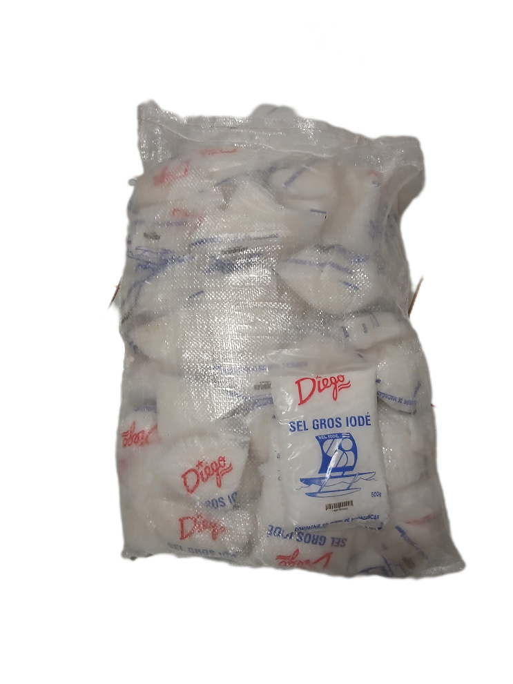 sac de Sel gros iodé diego 40x500g