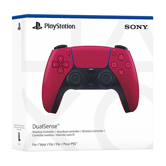 Manette sans fil DualSense PlayStation 5 – Rouge cosmique