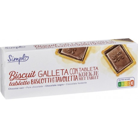 BISCUITS GALLETA CHOCOLAT NOIR
