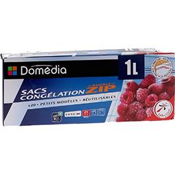 Sacs congélation zip 1L Domédia