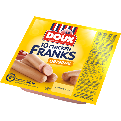 Saucisses de poulet originale Doux