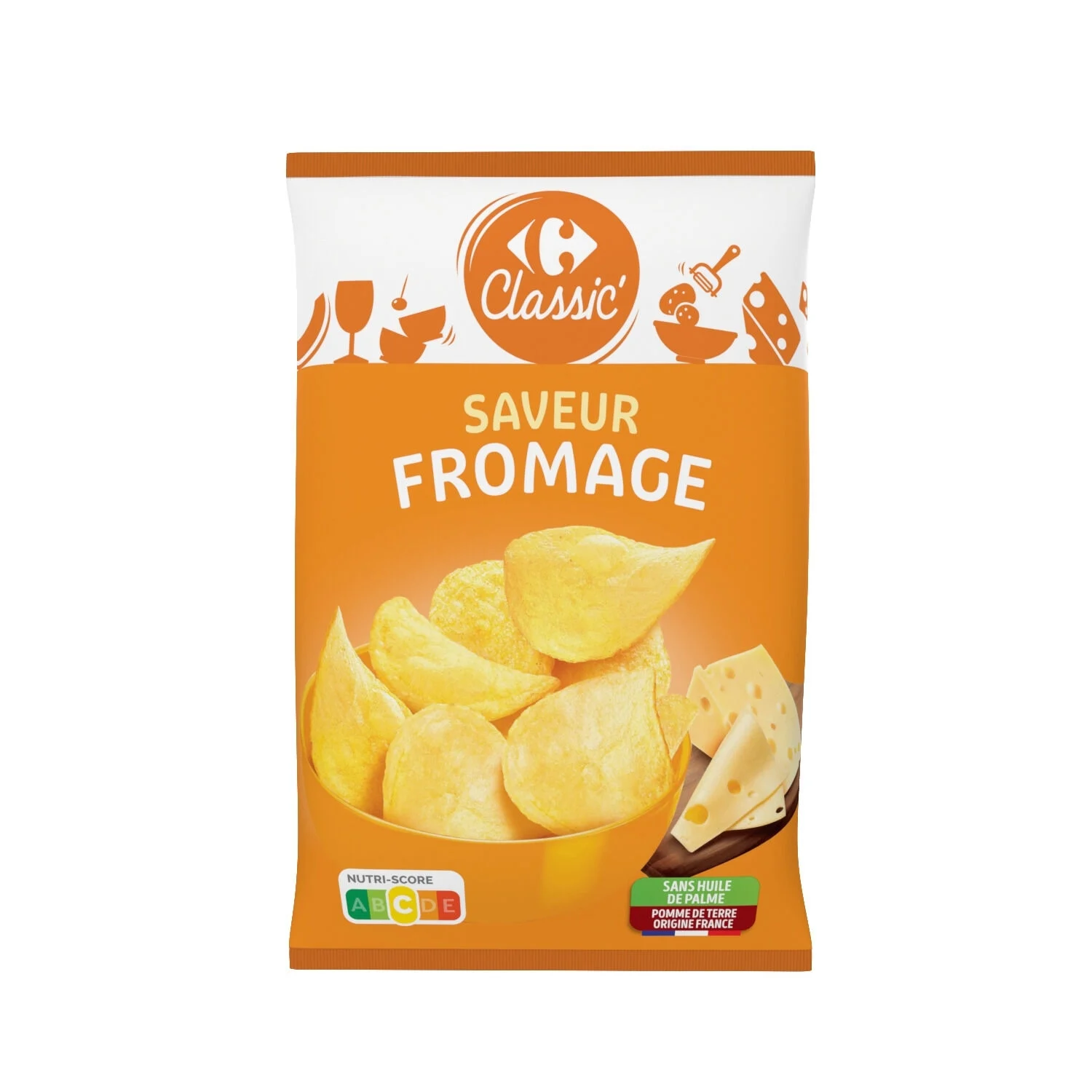 Chips saveur fromage Classic 135g