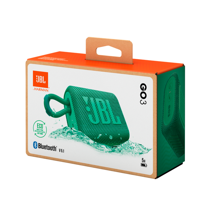Enceinte Bluetooth Portable JBL Go 3 Vert Clair IP67 5H