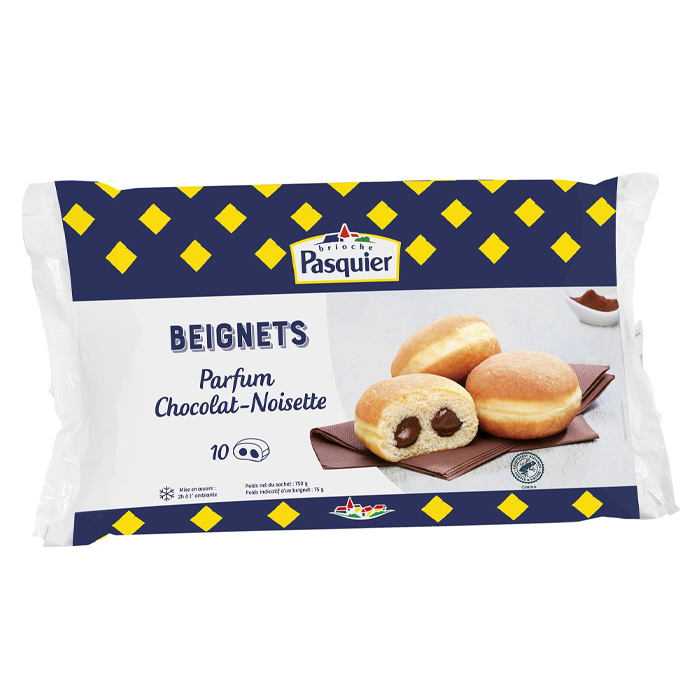 Beignets fourrés au chocolat x10