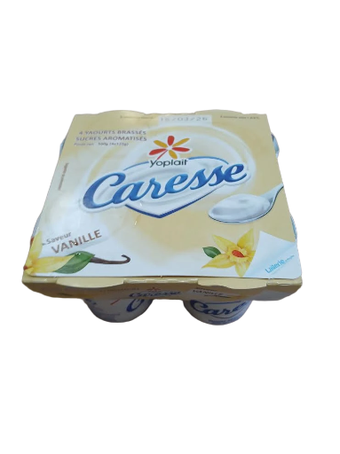 Yaourt Caresse Vanille yoplait 4x125g