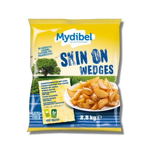 Mydibel Skin On Wedges potatos 2.5kg 