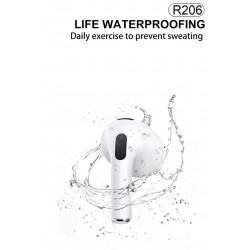 ECOUTEURS BLUETOOTH TWS BLANC AD2P Port usb-c R206