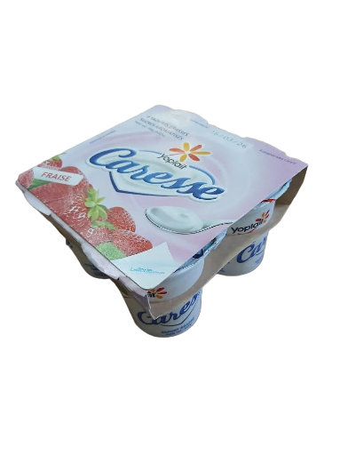 Yaourt Caresse Fraise 4x125g yoplait 