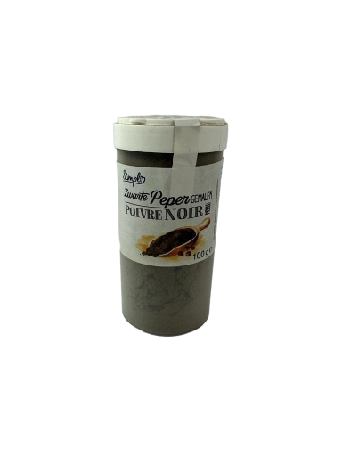 Poivre Noir Moulu SIMPL 100G