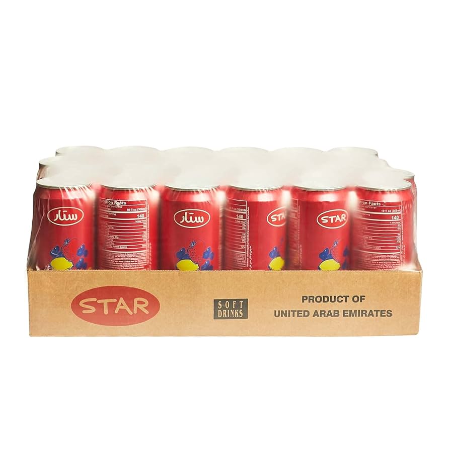 Boissons gazeuses STAR fruiti x24