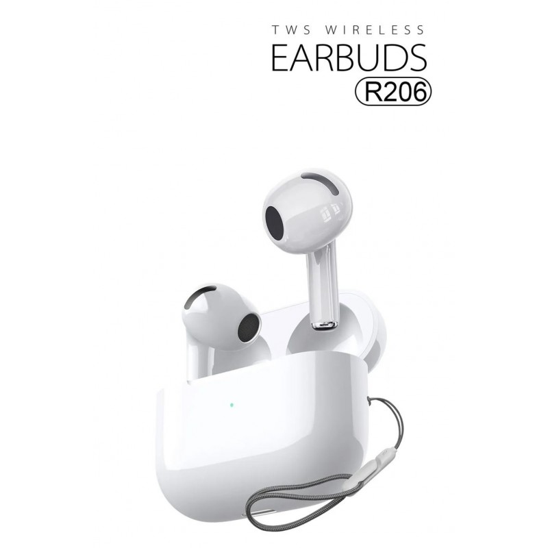 ECOUTEURS BLUETOOTH TWS BLANC AD2P Port usb-c R206