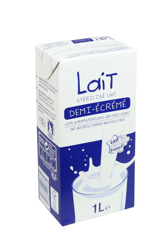 Lait demi-écrémé 1L 