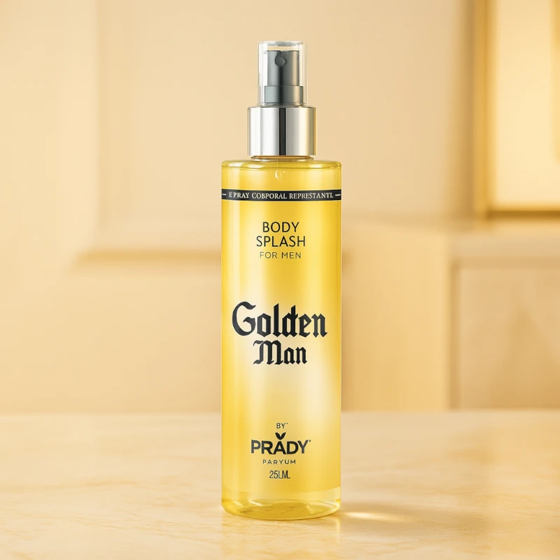 BRUME HOMME CORPS ET CHEVEUX GOLDEN MAN 250ML PRADY