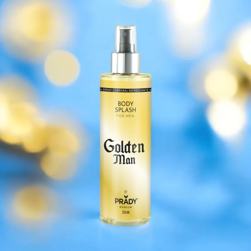BRUME HOMME CORPS ET CHEVEUX GOLDEN MAN 250ML PRADY