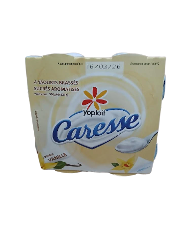 Yaourt Caresse Vanille yoplait 4x125g