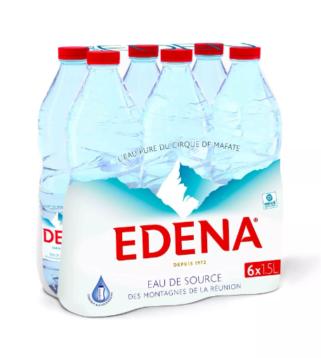 packs Eau de source edena 6x1.5 litres