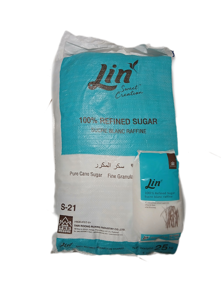 sac de Sucre raffiné Lin 25x1kg 