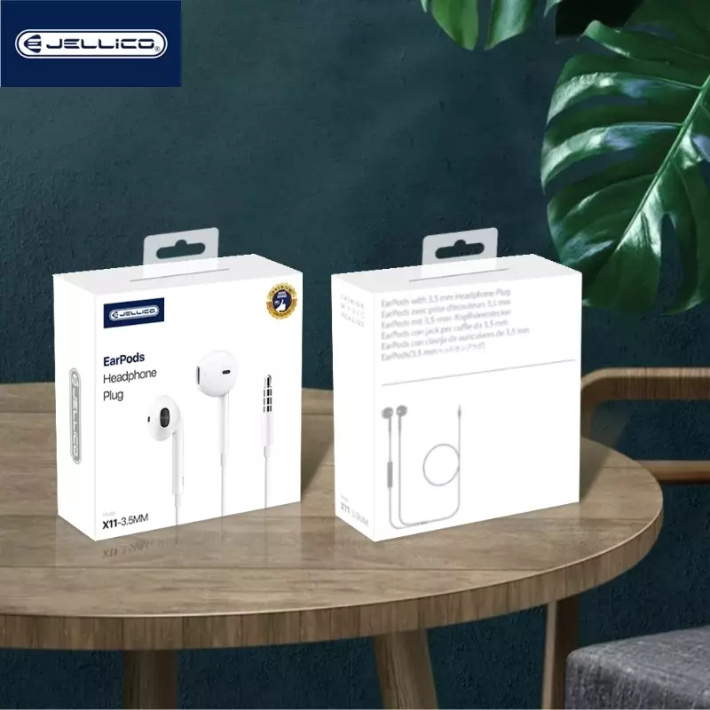 Ecouteur Kit pieton (Jack) avec micro JELLICO X11 blanc