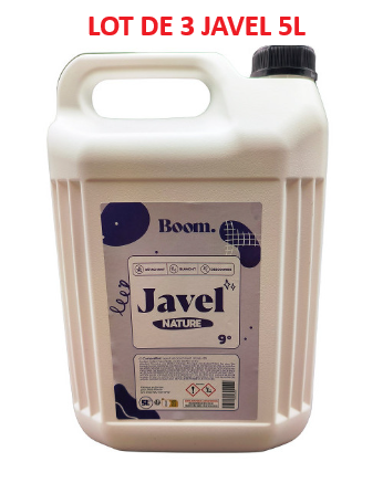 Lot de 3 Javel 5L