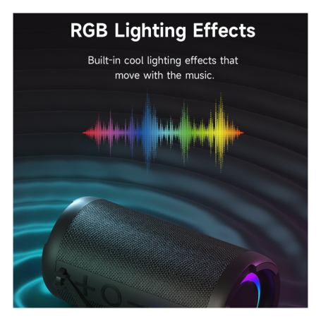 Enceinte Bluetooth IPX7 12H Devia série Smart EM065 - Noir