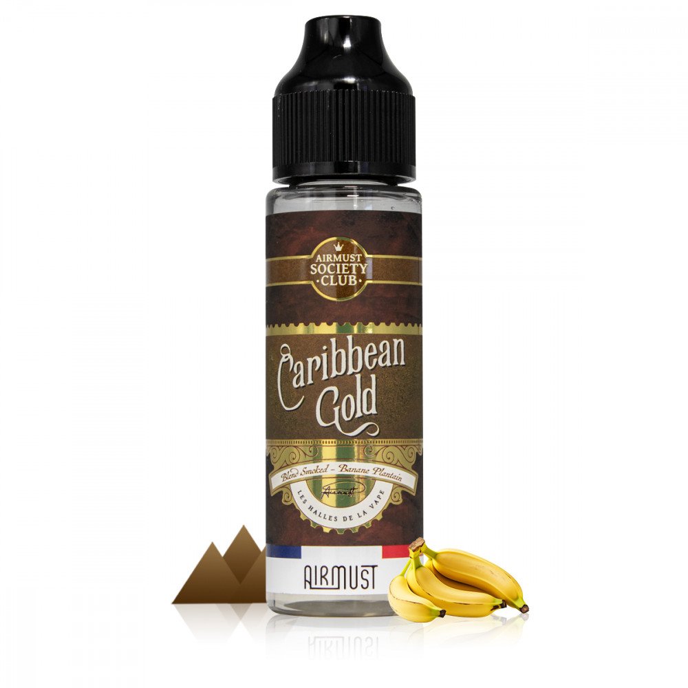 E-LIQUIDE CARIBBEAN GOLD ( OR DE CARAIBES ) GÔUT VANILLE  6OML 