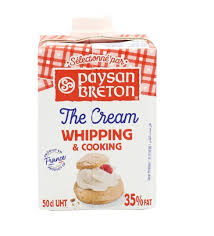 Crème à fouetter Paysan Breton