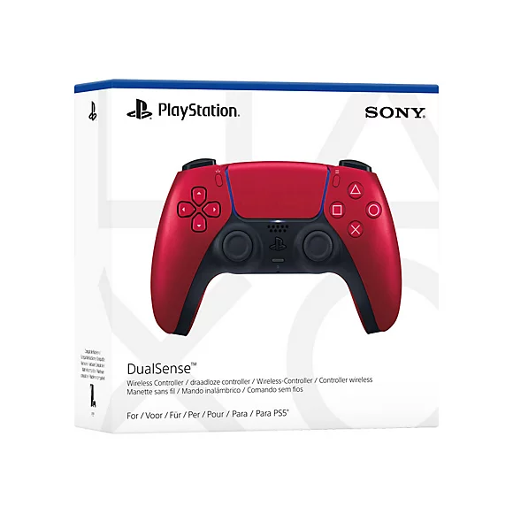 MANETTE PS5 SANS FILS ROUGE ECLANTANT