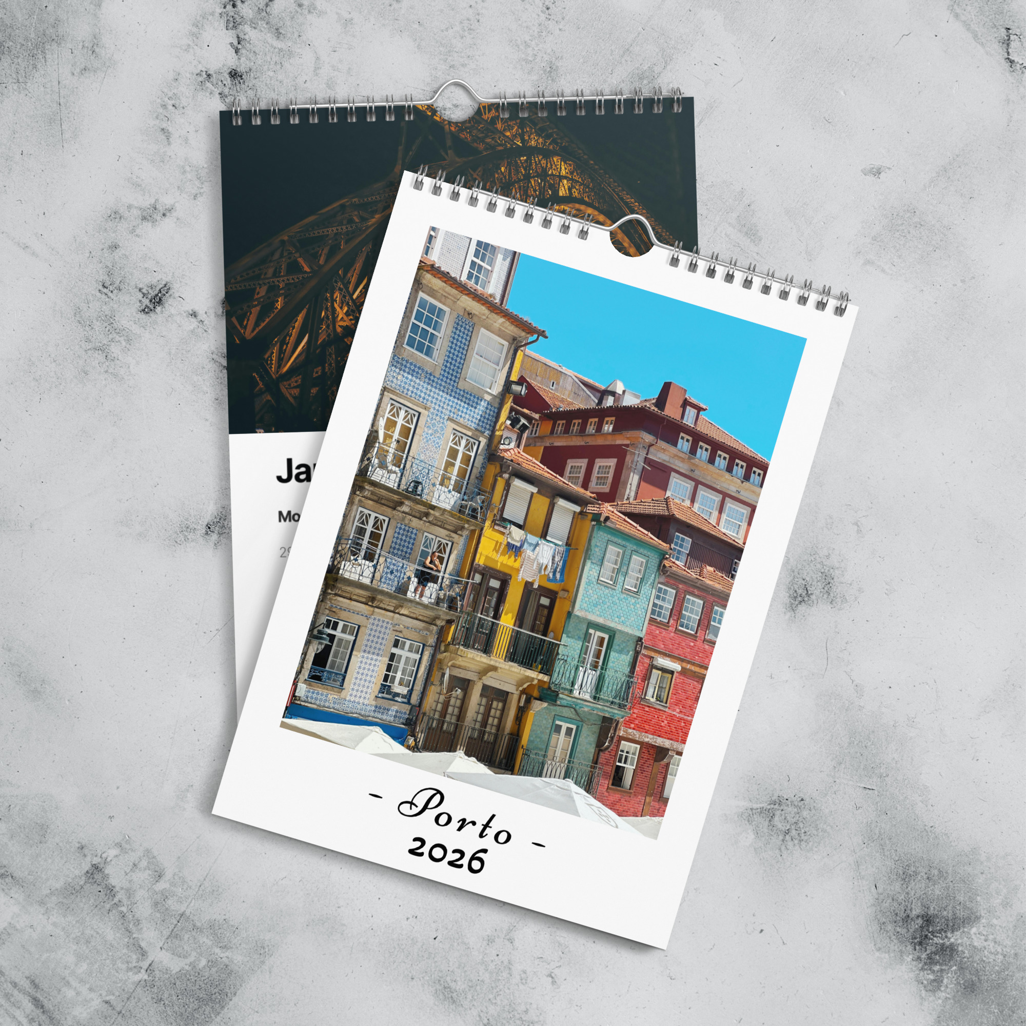 Sieninis kalendorius 2026 Porto / Wall calendar 2026 Porto
