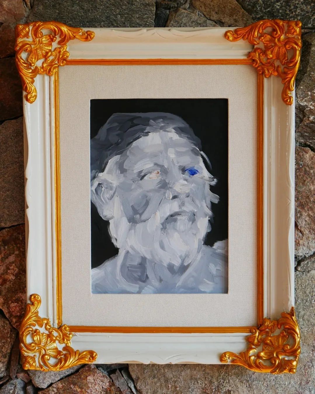 "Tanto tiempo sin hablar" o "El hombre azul"