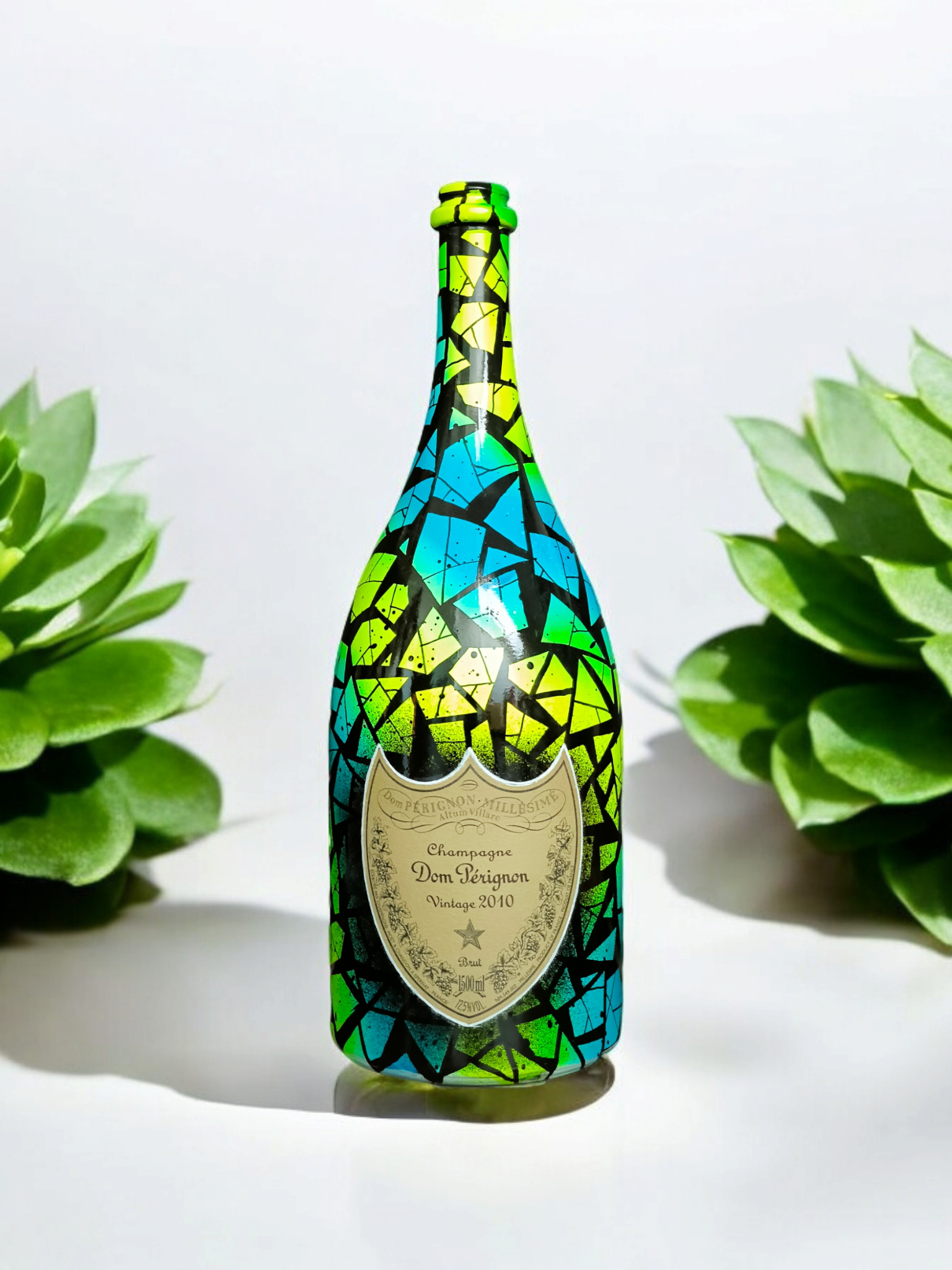 Custom sur un Magnum ( 1.5L ) de Dom Pérignon 5