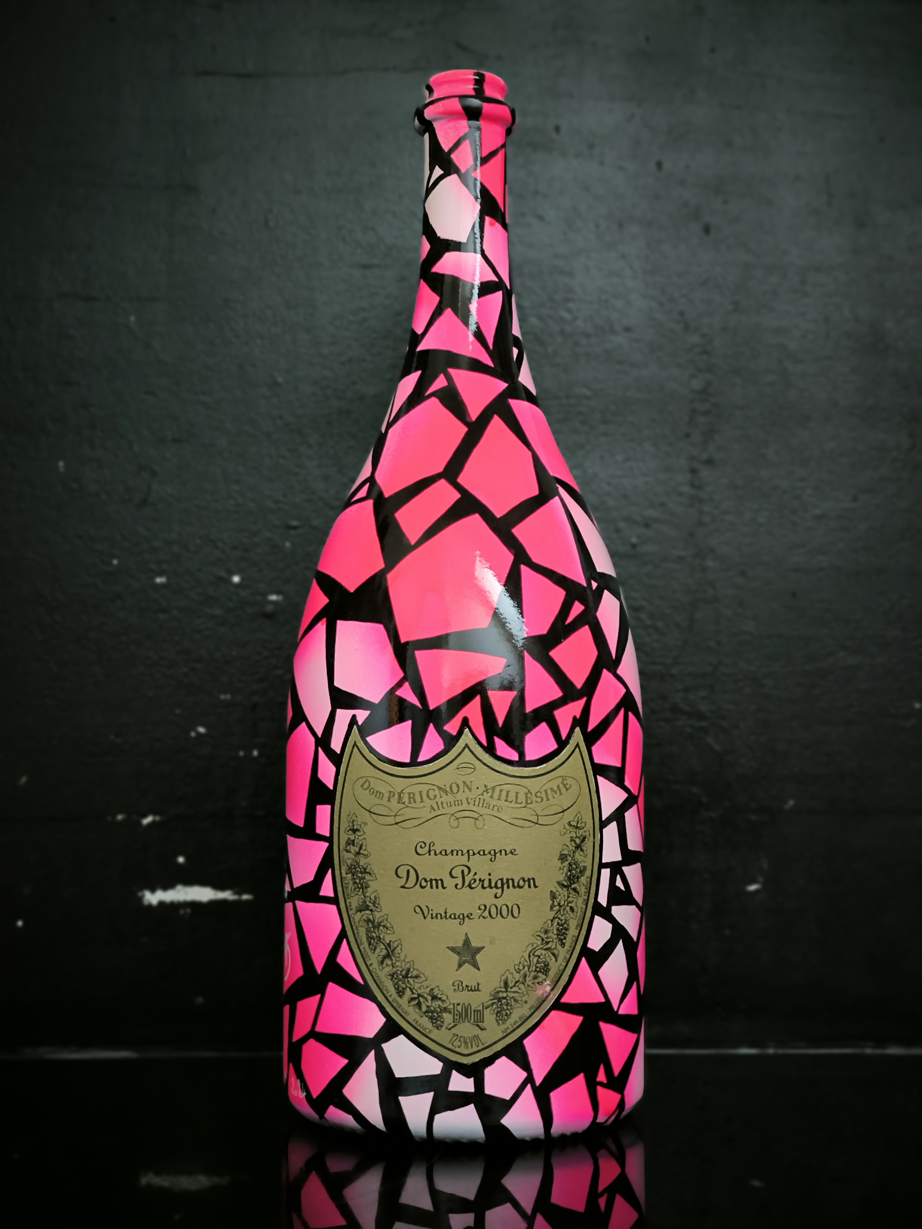 Custom sur un Magnum ( 1.5L ) de Dom Pérignon 6