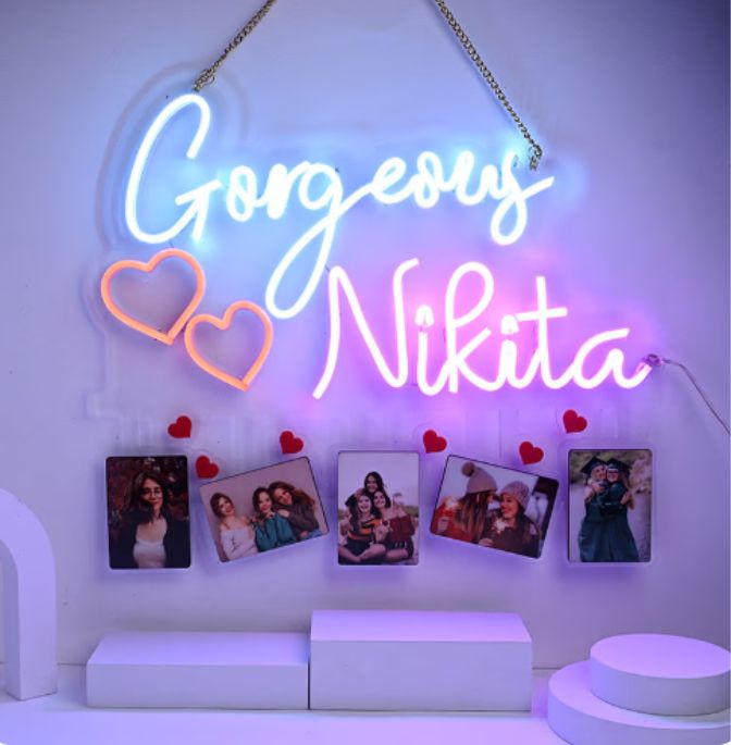 Heartfelt Neon Wall Hanging (Personalised)