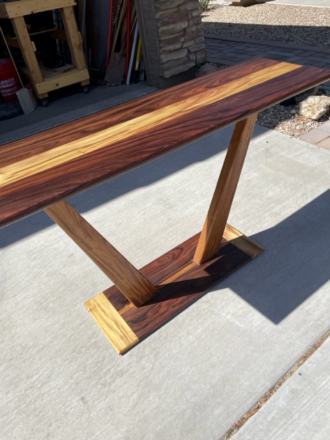 Hardwood Console Table