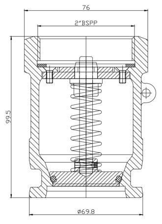 EasyDry® DDA200 Aluminum & Stainless Steel & Brass Adaptor (Tank Unit)