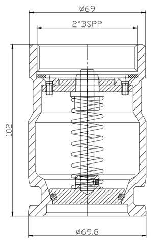 EasyDry® DDA200 Aluminum & Stainless Steel & Brass Adaptor (Tank Unit)